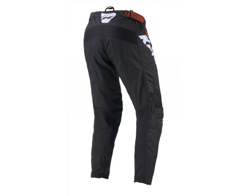 Штани kenny racing cross/enduro model force fog orange колір чорний/помаранчевий/білий розмір 36