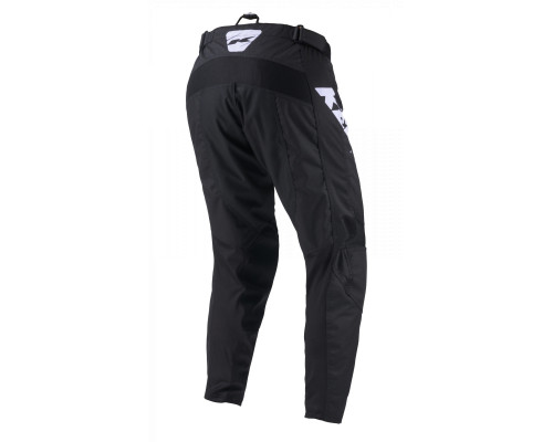 Штани kenny racing cross/enduro model force solid black color black/white розмір 34