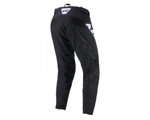 Штани kenny racing cross/enduro model force solid black color black/white розмір 36