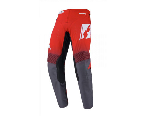 Кенні гоночні штани cross/enduro модель performance gradient red колір сірий/червоний/білий розмір 30