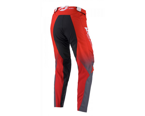 Кенні гоночні штани crossс/enduro модель performance gradient red колір сірий/червоний/білий розмір 36
