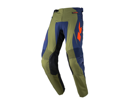 Kenny racing cross/enduro pants performance solid kaki кольор зелений/синій розмір 30