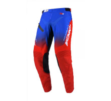 Штани kenny racing cross/enduro model titanium patriot колір червоний/синій/білий розмір 38