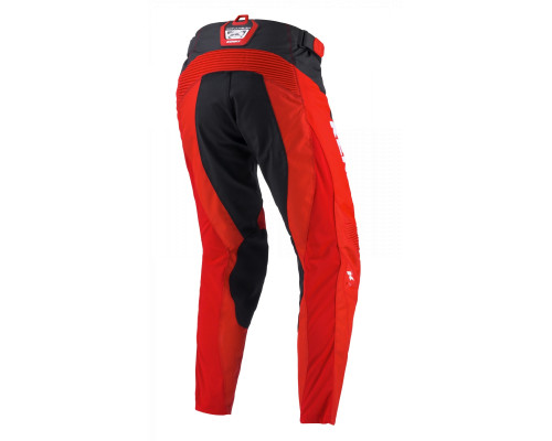 Штани kenny racing cross/enduro model titanium red колір чорний/червоний розмір 34