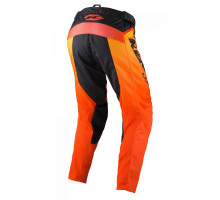Kenny гоночні штани cross/enduro трек модель focus kid/junior neon grey/orange колір чорний/помаранчевий розмір 18