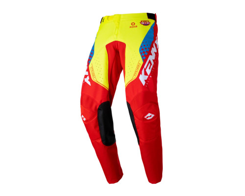 Kenny гоночні штани cross/enduro модель track focus kid/junior neon жовтий/red колір red/жовтий/white розмір 26