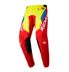 Kenny гоночні штани cross/enduro модель track focus kid/junior neon жовтий/red колір red/жовтий/white розмір 28