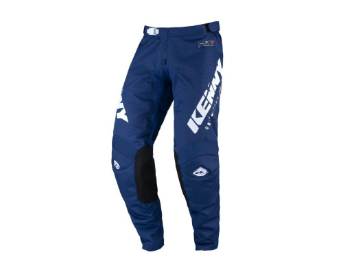 Штани kenny racing cross/enduro track raw navy color blue/white розмір 32