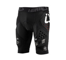 Шорти leatt з протекторами impact shorts 3df 4.0 чорний колір чорний розмір xxl