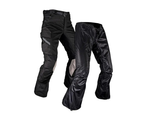 Штани leatt adventure flowtour 7.5 stealth колір чорний розмір xl