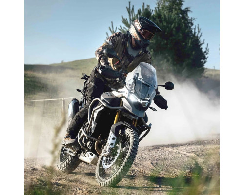 Штани leatt adventure flowtour 7.5 stealth колір чорний розмір xl