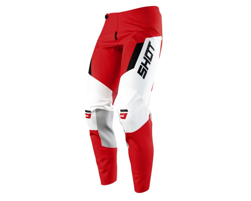 Shot racing pants moto contact chase red колір червоний/білий/чорний розмір 32