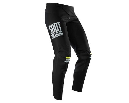 Shot racing pants moto contact loom grey колір чорний/сірий/жовтий розмір 30