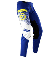 Shot racing junior devo kid roll blue moto штани колір синій/білий/жовтий розмір 8/9