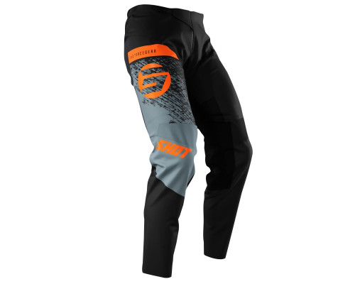 Штани shot racing sale moto contact roll orange колір чорний/сірий/помаранчевий розмір 26