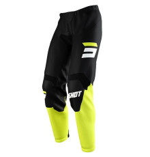 Штани shot racing sale moto devo raw burst neon жовтий колір чорний/жовтий/білий розмір 30