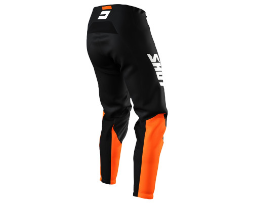 Штани shot racing sale moto devo raw burst orange колір чорний/помаранчевий/білий розмір 26