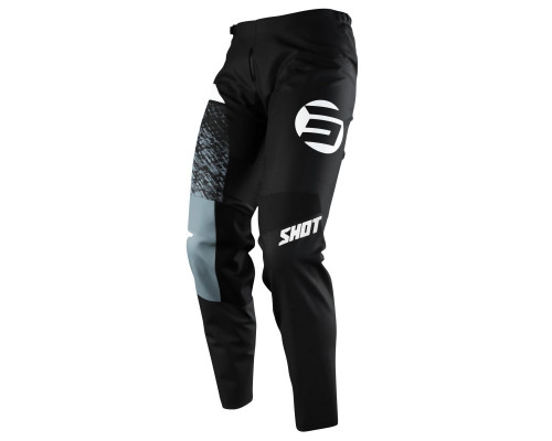 Штани shot racing sale moto devo roll black колір чорний/сірий/білий розмір 34