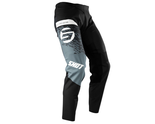 Штани shot racing sale moto devo roll black колір чорний/сірий/білий розмір 34