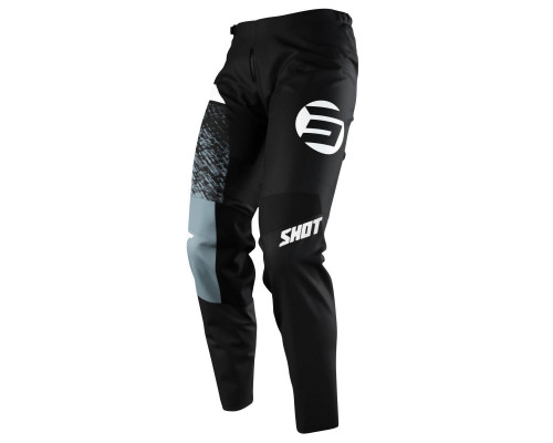 Штани shot racing sale moto devo roll black колір чорний/сірий/білий розмір 40