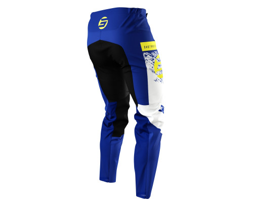 Shot racing sale штани moto devo roll blue колір синій/білий/жовтий розмір 36