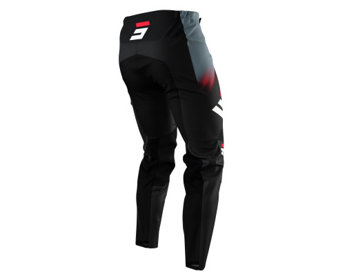 Shot racing sale штани moto devo versus black red колір чорний/сірий/червоний розмір 30