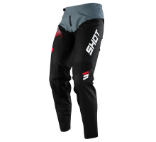 Shot racing sale штани moto devo versus black red колір чорний/сірий/червоний розмір 30
