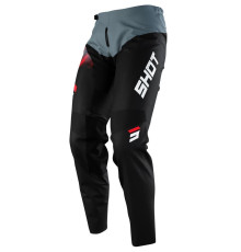 Shot racing sale штани moto devo versus black red колір чорний/сірий/червоний розмір 30