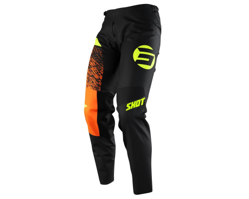 Shot racing sale moto pants children/junior devo kid roll orange color black/orange/жовтий розмір 4/5