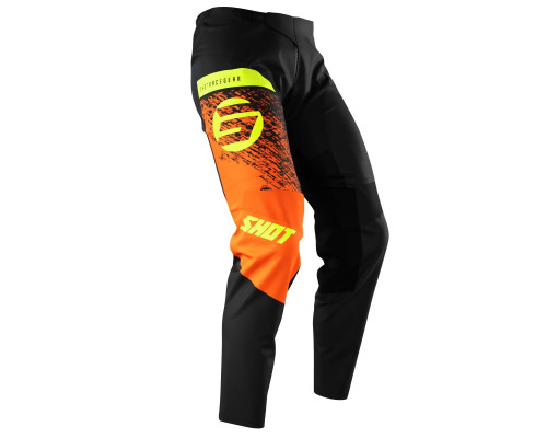 Shot racing sale moto pants children/junior devo kid roll orange color black/orange/жовтий розмір 4/5