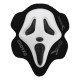 Акційні повзунки oxford для шкіряного комбінезона "scream" - krzyk колір білий (комплект)