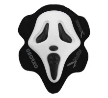 Акційні повзунки oxford для шкіряного комбінезона "scream" - krzyk колір білий (комплект)
