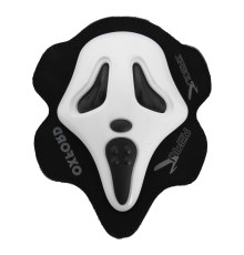Акційні повзунки oxford для шкіряного комбінезона "scream" - krzyk колір білий (комплект)