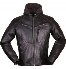 Шкіряна куртка modeka bad eddie колір чорний розмір xl