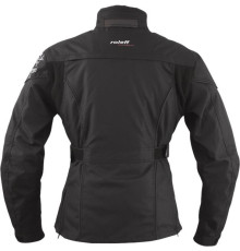 Жіноча текстильна куртка roleff коротка з мембраною wind-tex жіноча модель чорна розмір xl