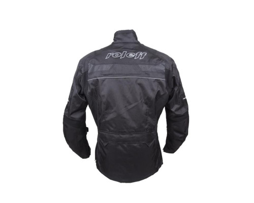 roleff довга текстильна куртка модель ro774 (3в1) колір чорний розмір l