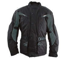 Довга текстильна куртка roleff з мембраною wind-tex, модель, чорний, розмір 7xl