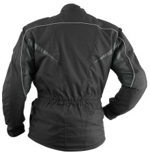 Довга текстильна куртка roleff з мембраною wind-tex модель чорний розмір xl
