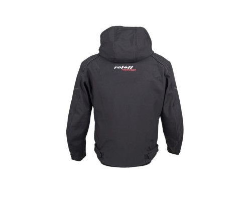roleff текстильна куртка softshell коротка модель ro1513 (3в1) колір чорний розмір m