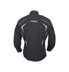 Roleff велика  довга текстильна куртка softshell модель ro1512 (3в1) колір чорний розмір s
