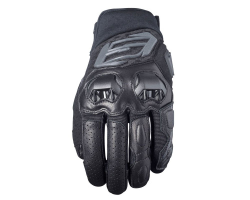 Шкіряні мотоциклетні рукавички five gloves sf3 колір чорний розмір 7 (xs)