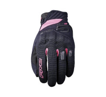 Five gloves жіночі текстильні рукавички rs3 evo woman колір чорний/рожевий flow розмір 8