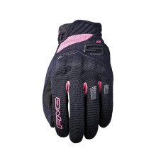 Five gloves жіночі текстильні рукавички rs3 evo woman колір чорний/рожевий flow розмір 8