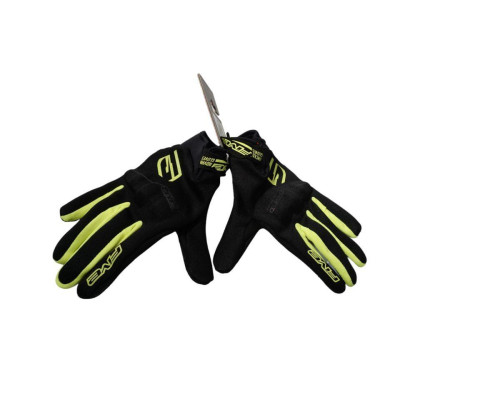 Five gloves globe evo textile gloves колір чорний/жовтий flow розмір 9 (m)