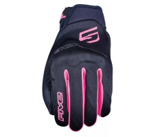 Five gloves globe evo жіночі текстильні рукавички жіночі колір чорний/рожевий flow розмір 11 (xl)