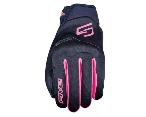 Five gloves globe evo жіночі текстильні рукавички жіночі колір чорний/рожевий flow розмір 11 (xl)