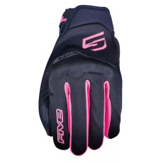 Five gloves globe evo жіночі текстильні рукавички жіночі колір чорний/рожевий flow розмір 9 (m)