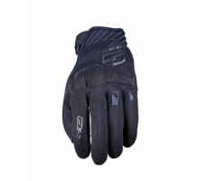 Five gloves текстильні рукавички rs3 evo колір чорний розмір 7