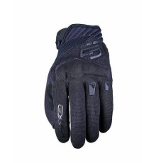 Five gloves текстильні рукавички rs3 evo колір чорний розмір 7