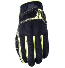 Five gloves textile gloves rs3 evo колір чорний/жовтий flow розмір 12